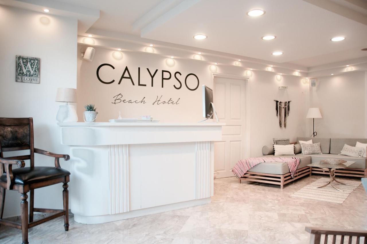 Calypso Beach Hotel Loutra Aidhipsou Exteriör bild